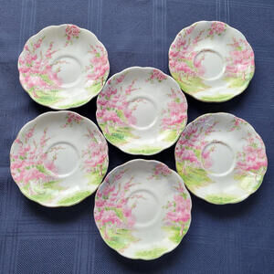 Royal Albert Blossom Time Replacement Saucer Only set of 6 England